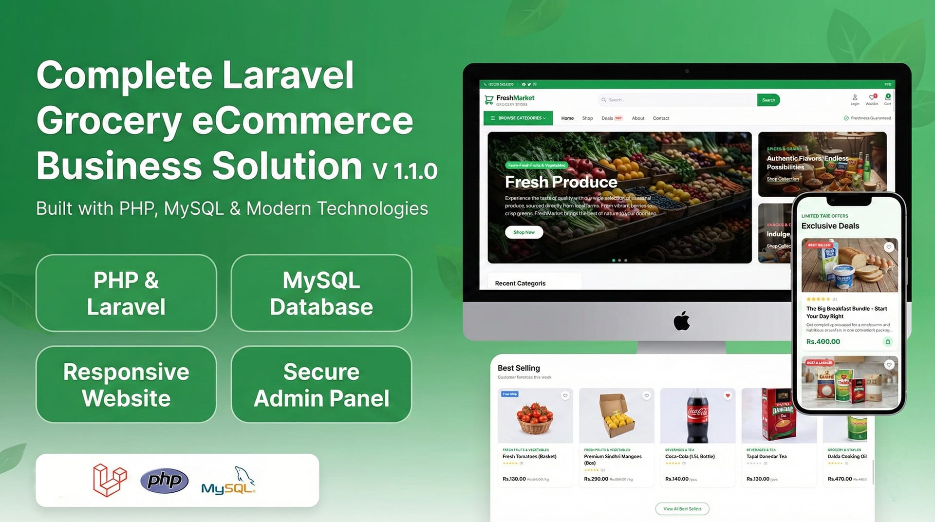 FreshMarket - The Ultimate Grocery E-commerce Platform